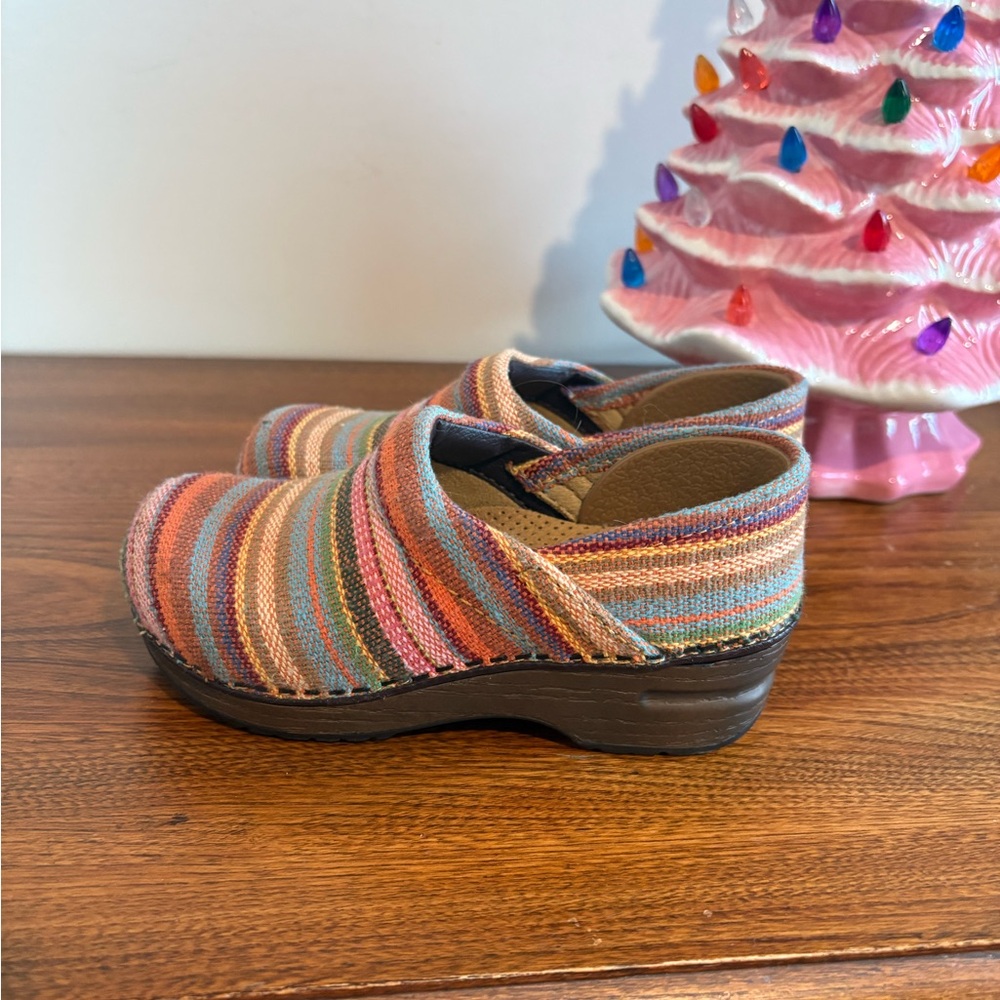 Colorful Striped Toddler Clogs - Picture 2 of 8